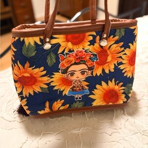 FRIDA Sunflower Frida Tote Bag